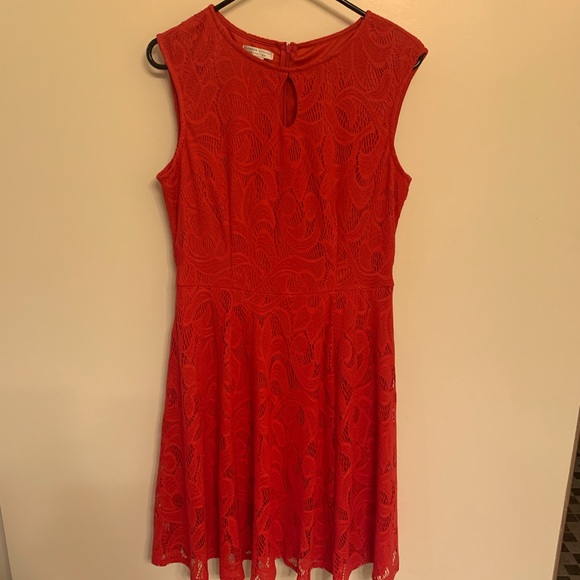 Lace dress, size 12, bright pink - Picture 1 of 2